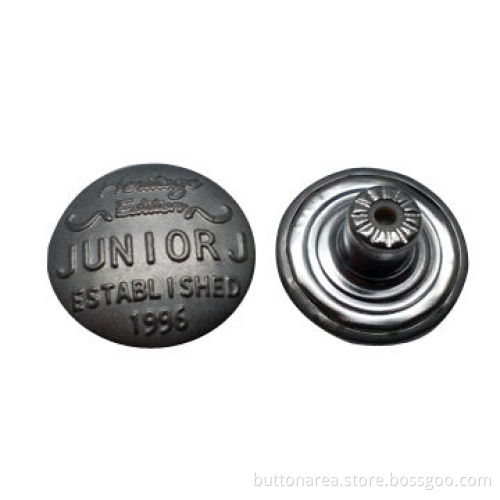 Brass Shank Button with Nylon Insert, Available in Mushroom Shape